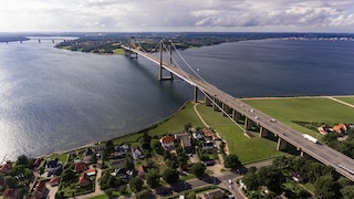 Die Neue Brücke über den Kleinen Belt ist ein eindrucksvolles Bauwerk