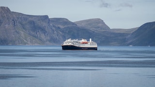Kreuzfahrtschiff von Havila Voyages in Norwegen