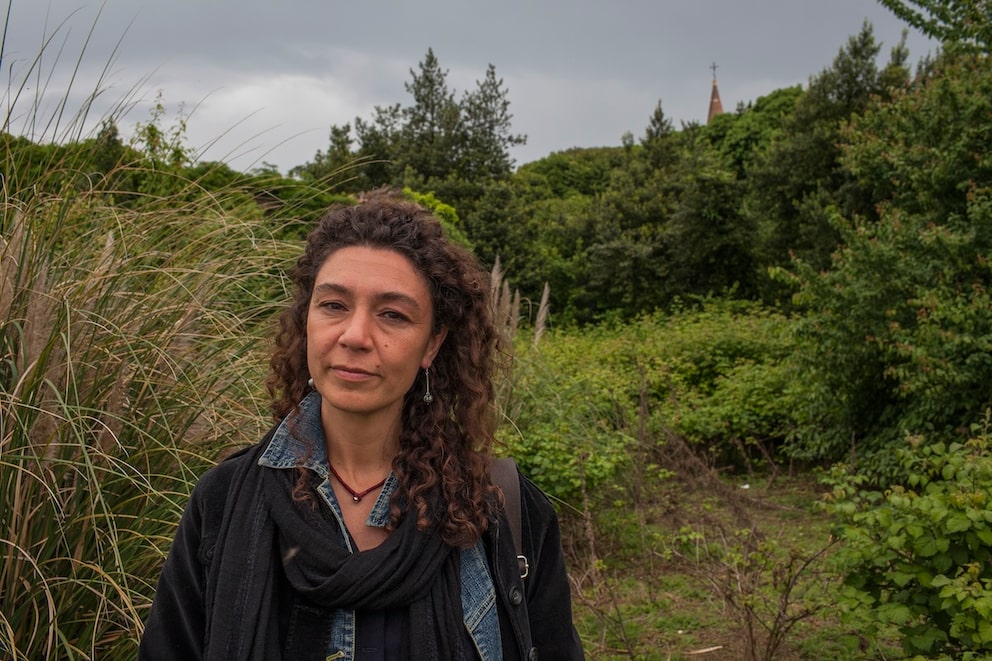 Patrizia Veclani, representative of the citizens' initiative 'Poveglia per tutti'