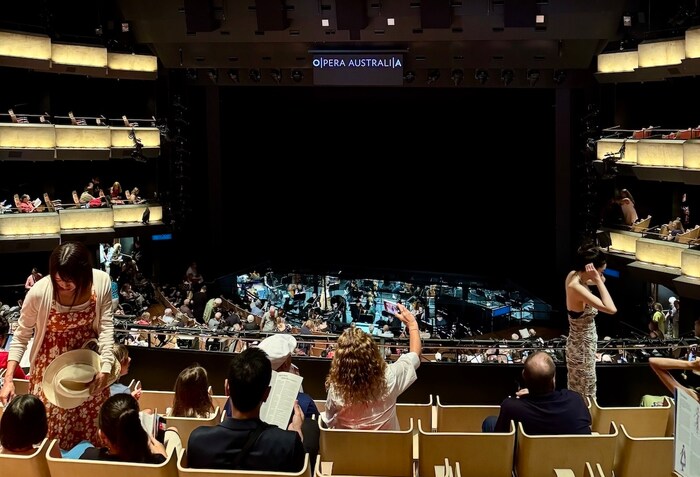 The interior of the Sydney Opera House