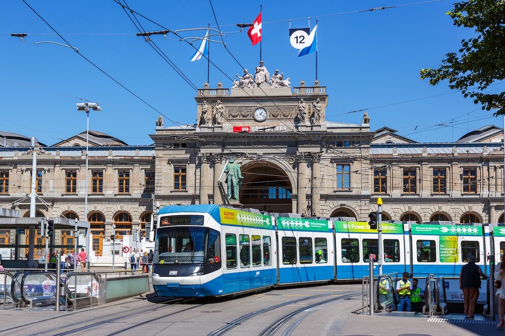 Zurich's main station is considered the best in Europe
