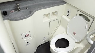 Flugzeugtoilette