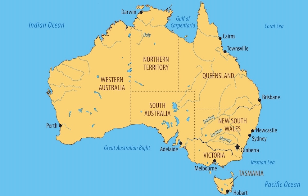 Wer nach Australien reist, sollte sich den Jahreszeiten und verschiedenen Klimazonen bewusst sein
