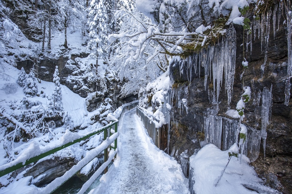Die Breitachklamm ist das Naturwunder des Jahres &ndash; und verwandelt sich im Winter in eine faszinierende Eislandschaft