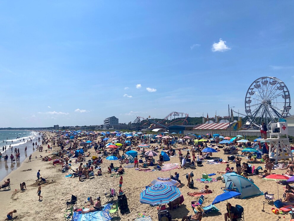 Old Orchard Beach in Maine