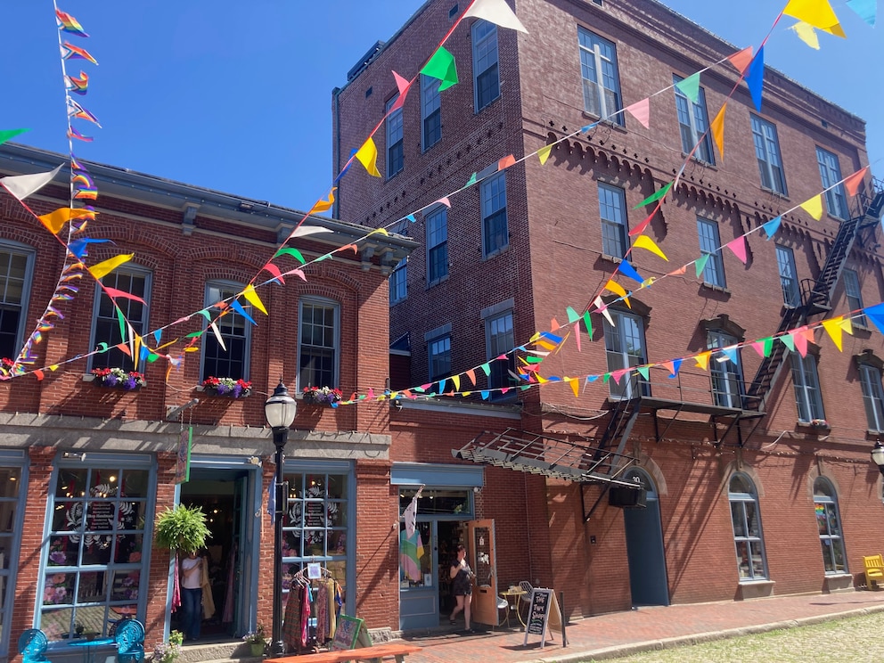 Downtown Portland in Maine