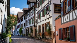 Fachwerkhäuser in Schiltach im Kinzigtal, Schwarzwald, Baden-Württemberg, Deutschland, Europa