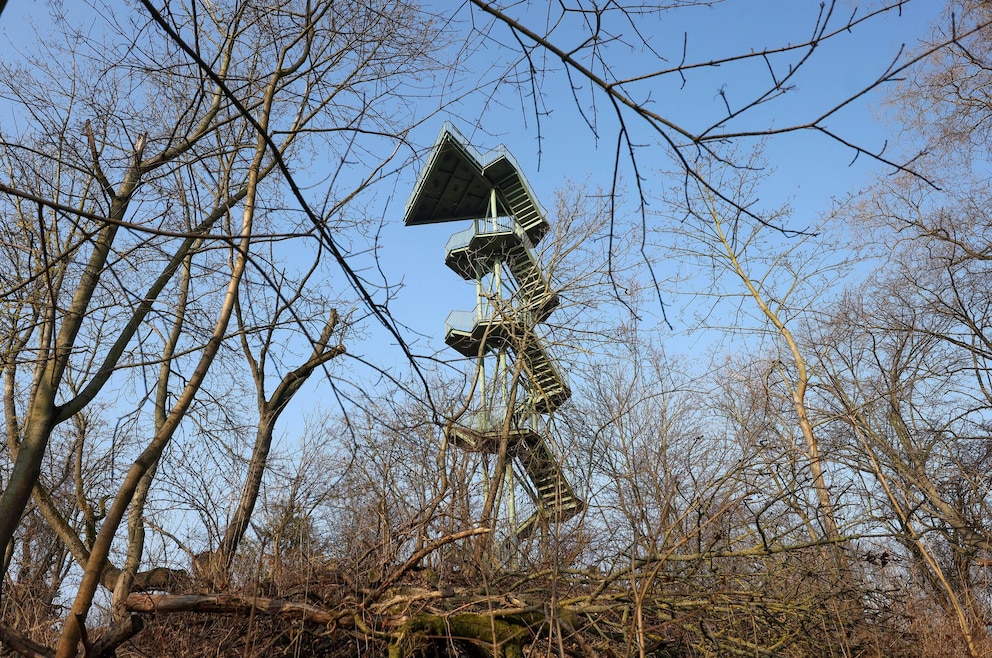 &bdquo;Wackelturm&ldquo; im Rosental-Park in Leipzig