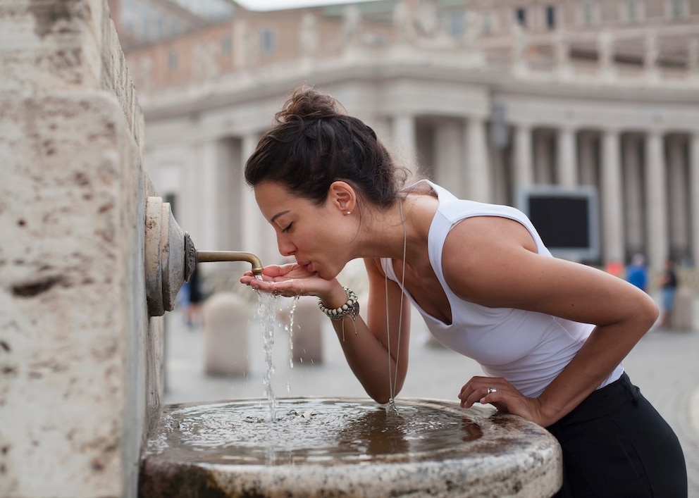 Ein hilfreicher Tipp f&uuml;r den ersten Urlaub in Rom: kostenlose Trinkwasserbrunnen