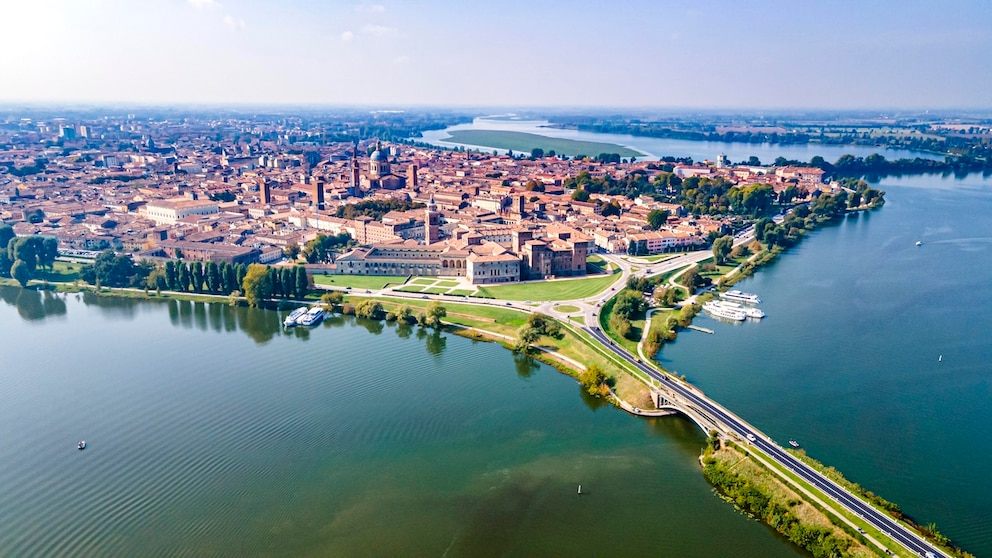 Die Altstadt von Mantua z&auml;hlt zum UNESCO-Welterbe