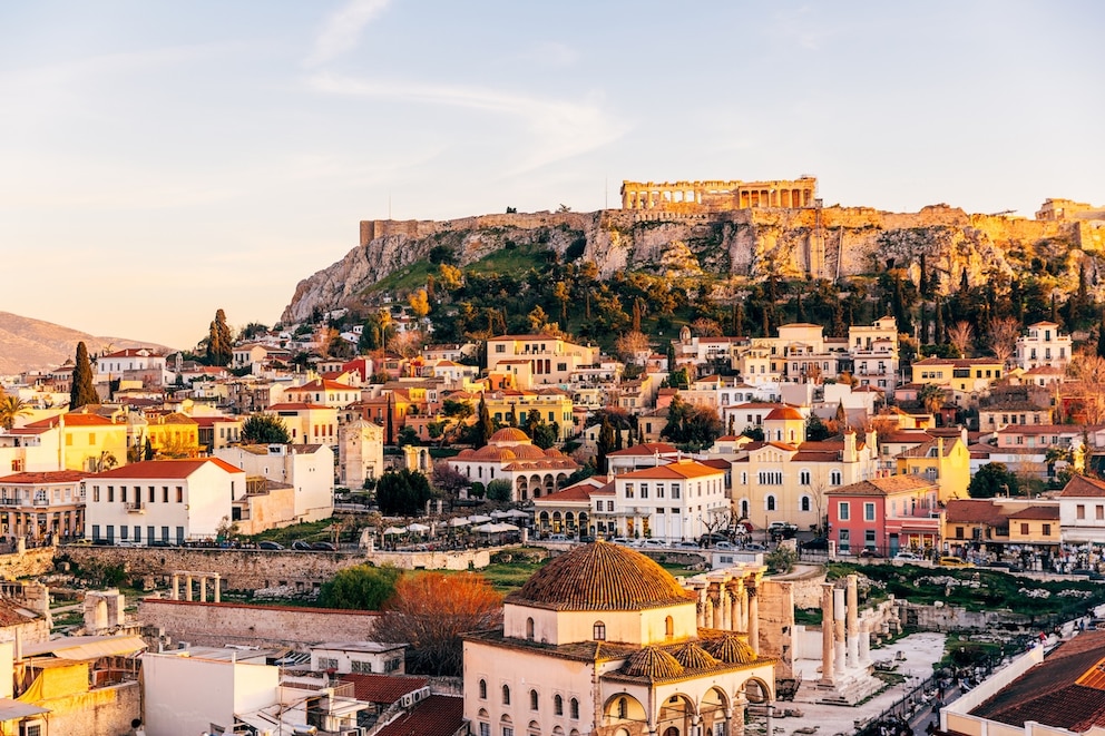 Athens travel destination warm in November