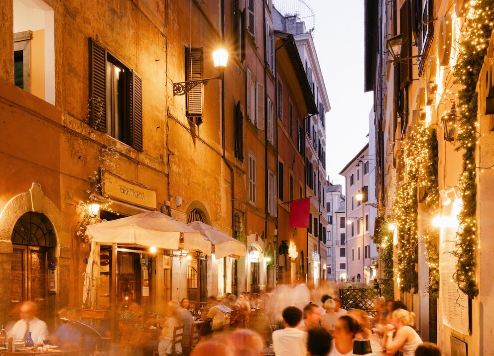 Escape Rome's touristy downtown? Neighborhoods like the lively Trastevere offer Italian authenticity