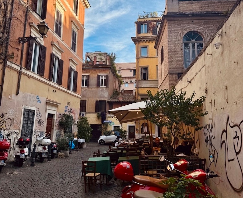 Im romantischen Trastevere verliert man sich gern: &uuml;berall gibt es etwas zu entdecken