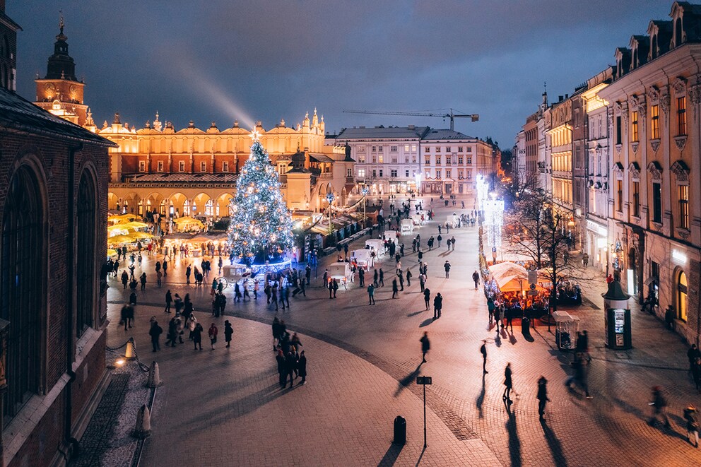 Christmas market in Krakow