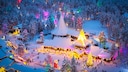 Der in Rovaniemi hat unter allen europ&auml;ischen Weihnachtsm&auml;rkten die gr&ouml;&szlig;ten Chancen auf Schnee