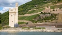 Der M&auml;useturm von Bingen ist ein wichtiges Wahrzeichen des Mittelrheintals