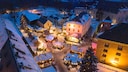 Hoch &uuml;ber der Elbe auf dem K&ouml;nigstein befindet sich allj&auml;hrlich der Weihnachtsmarkt