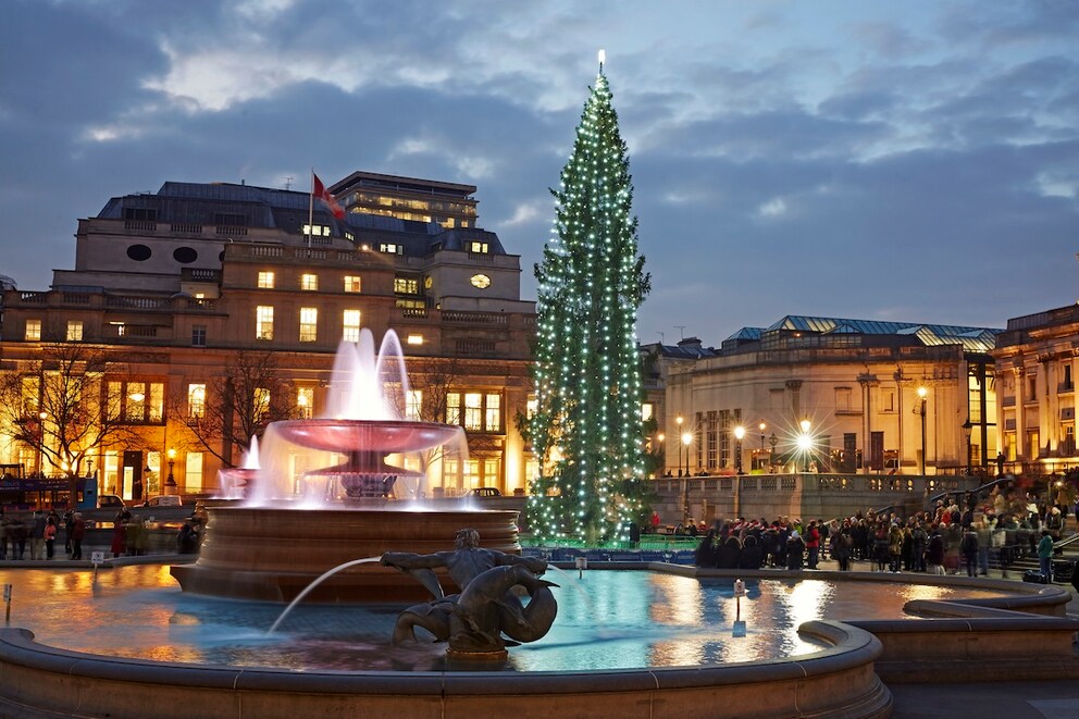 Christmas tree Trafalgar Square