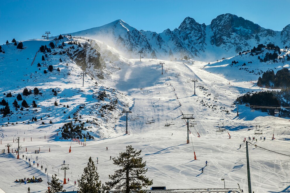 The Grandvalira ski resort in Andorra