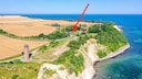 In der N&auml;he vom Leuchtturm und den ber&uuml;hmten Kreidefelsen am Kap Arkona auf R&uuml;gen steht die alte Wetterstation