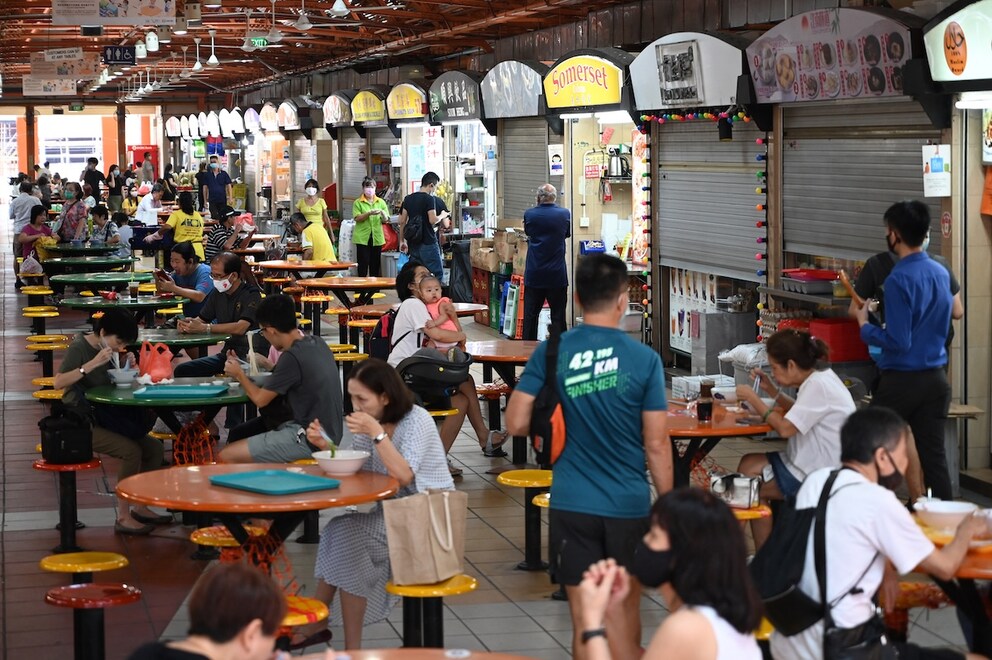 The Maxwell Food Centre is one of the most popular street food halls in Singapore