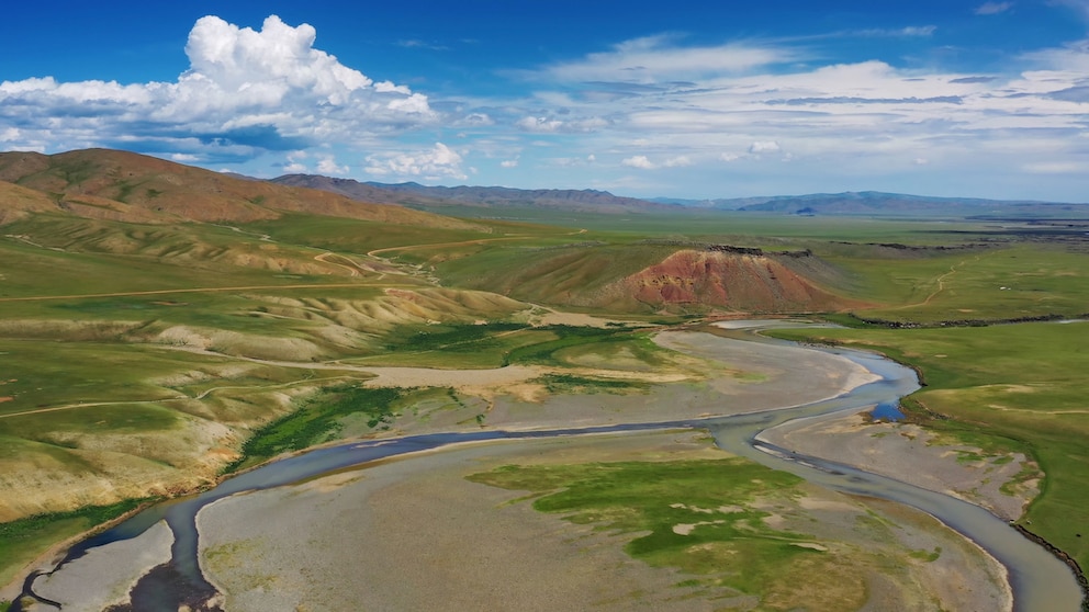 Landschaft in der Mongolei