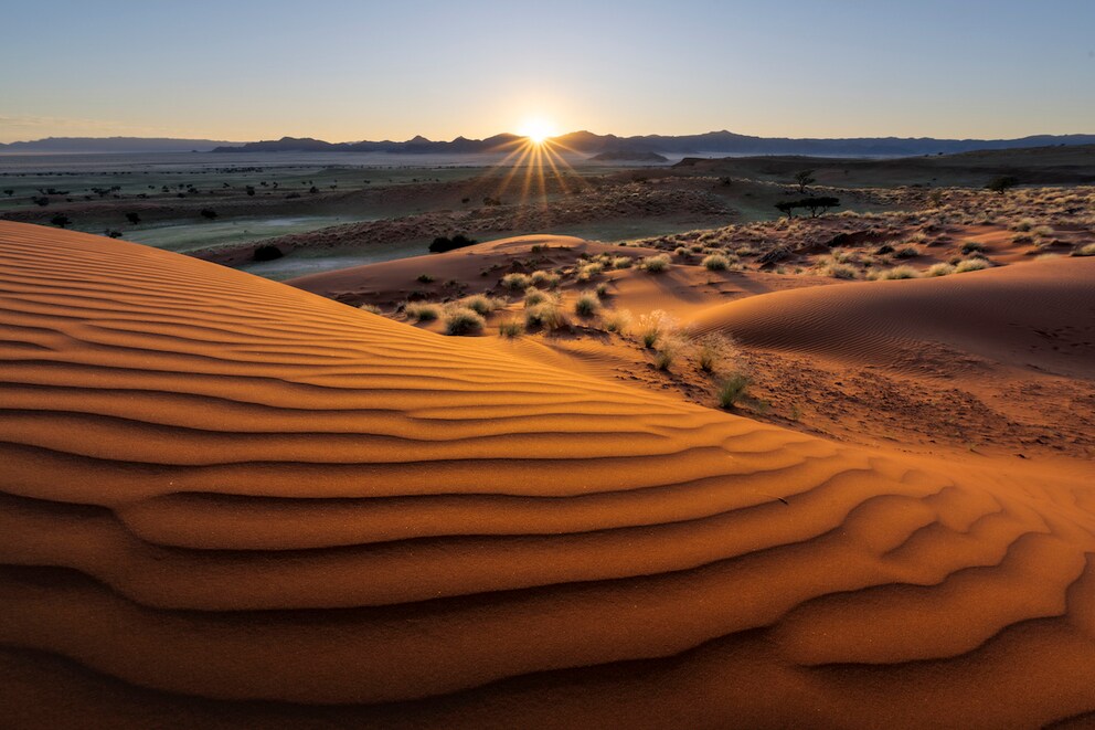 The Namib Desert is largely located in Namibia