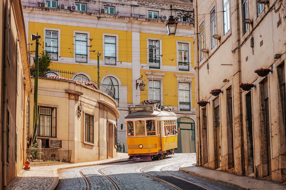 Tram in Lisbon