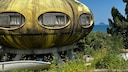 Die Voraussetzungen f&uuml;r die &bdquo;Ufo City&ldquo; waren dank der direkten Strandlage eigentlich perfekt