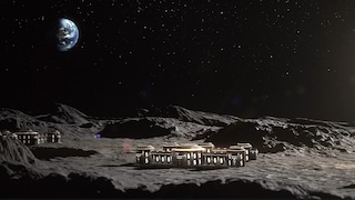 Mondhotel von Gru Space