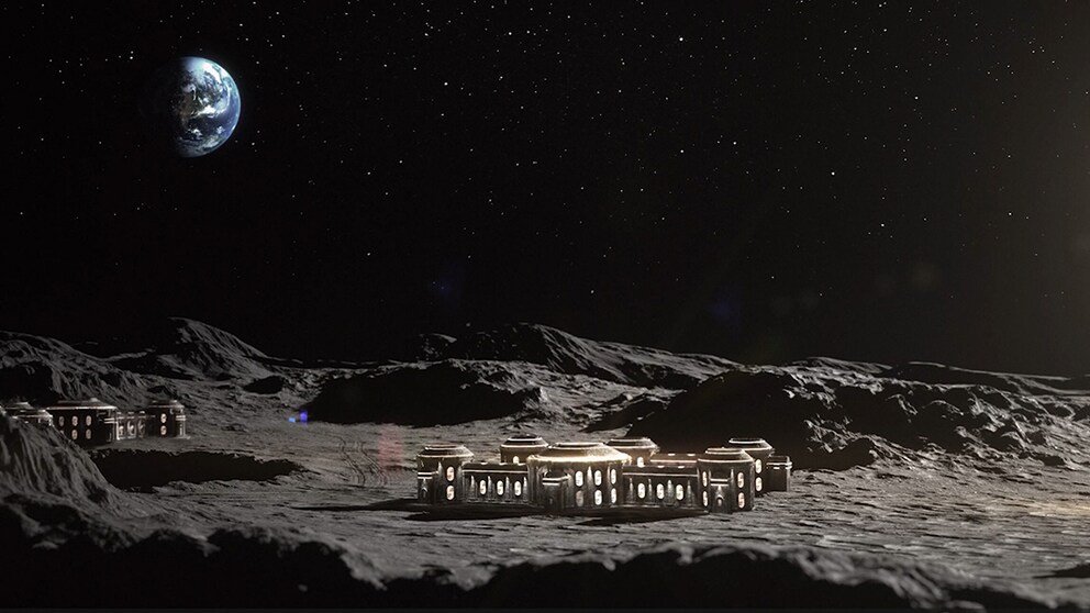 Mondhotel von Gru Space
