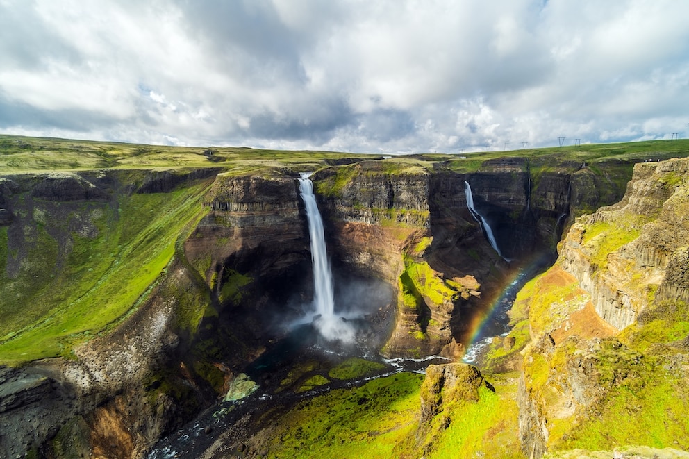The Háifoss waterfall in Iceland is the magical place where Eleven ends up in Mike's theory
