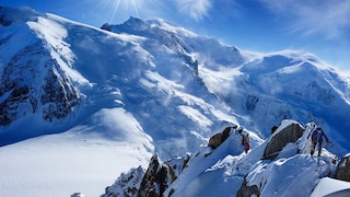 Der Mont Blanc ist der höchste Berg der Alpen