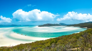 Der Whiteheaven Beach, im australischen Queensland
