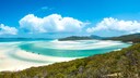 Der Whiteheaven Beach, im australischen Queensland