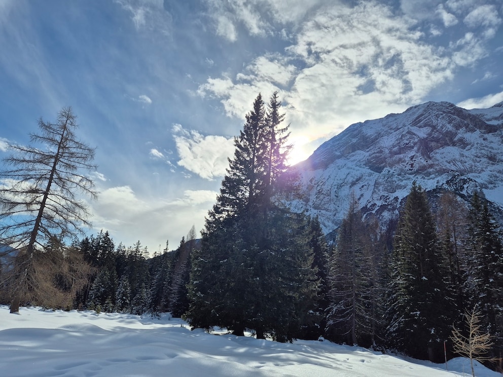 An der schneebedeckten Landschaft konnte sich TRAVELBOOK-Redakteurin Katharina Regenthal kaum satt sehen