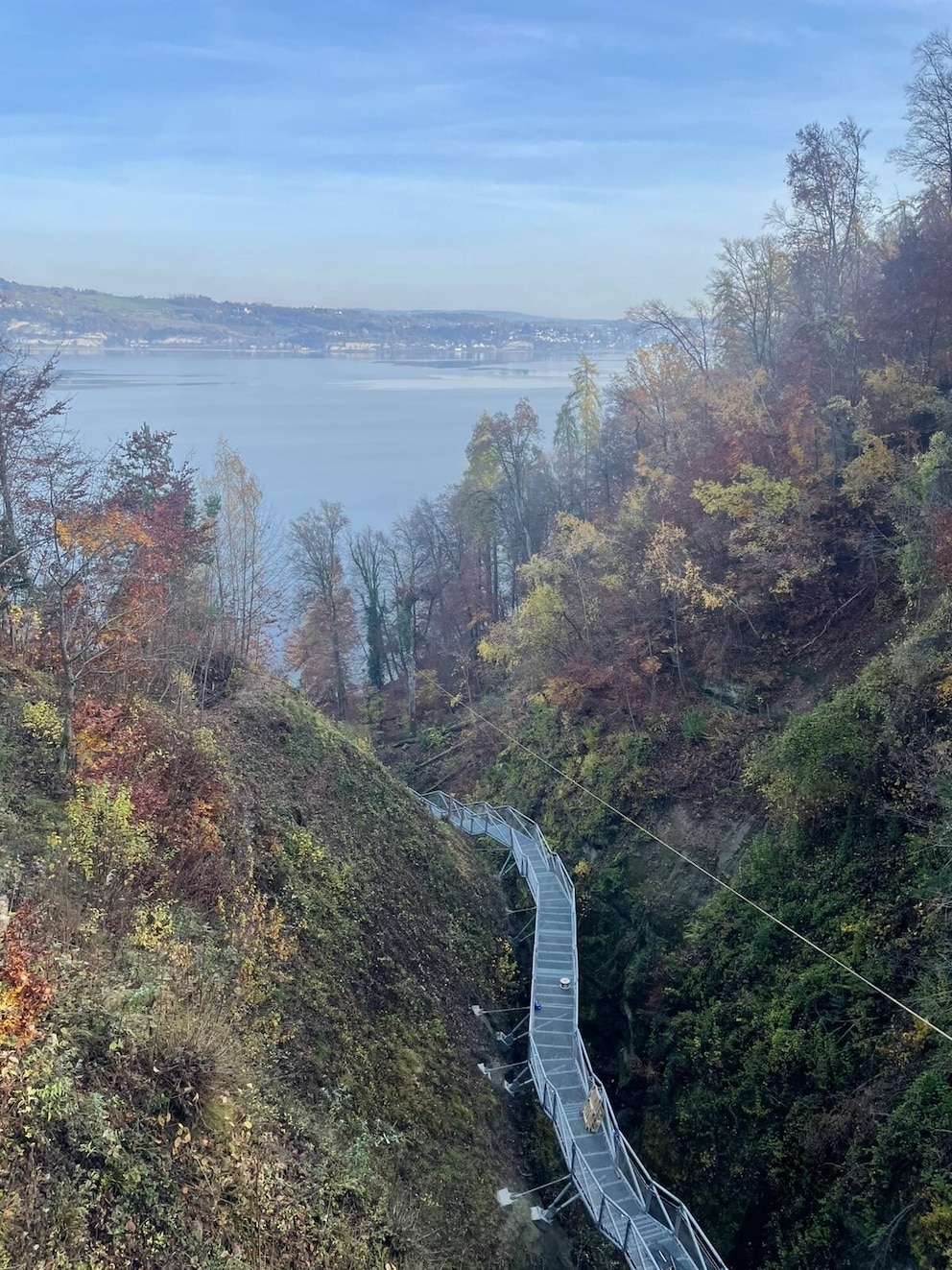 Der neue Panoramaweg in der Marienschlucht