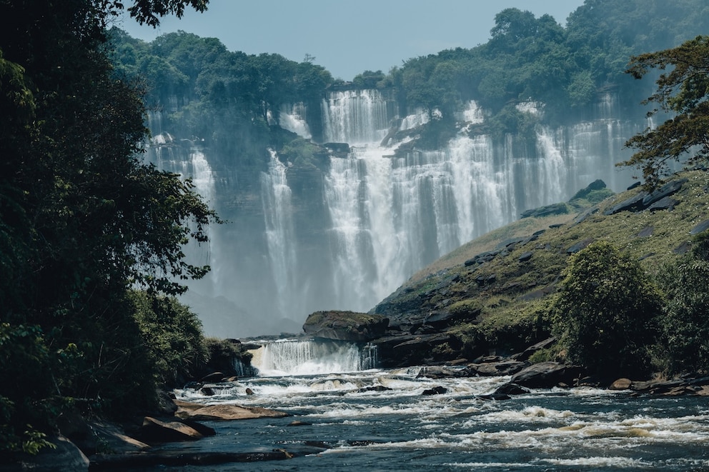 Die Kalandula-Wasserf&auml;lle z&auml;hlen zu den eindrucksvollsten Sehensw&uuml;rdigkeiten in Angola
