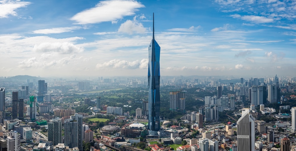 Der Wolkenkratzer Merdeka 118 l&ouml;st den Shanghai Tower als zweith&ouml;chstes Geb&auml;ude der Welt ab