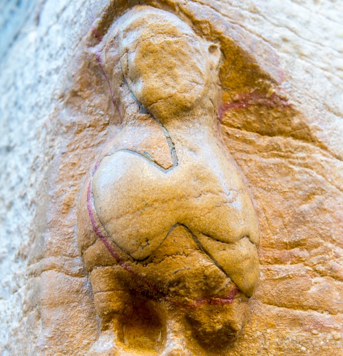 The owl at Notre Dame is considered a good luck charm and is touched by numerous visitors