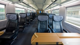 Keine Sicherheitsgurte in Zügen