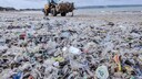 M&uuml;llmassen am Kedonganan Beach auf Bali