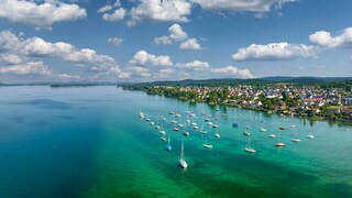 Bodensee Name, Luftbild, Allensbach