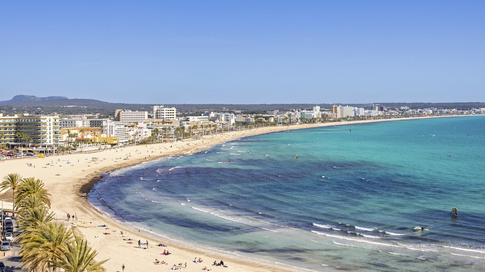 Strand von Can Pastilla auf Mallorca