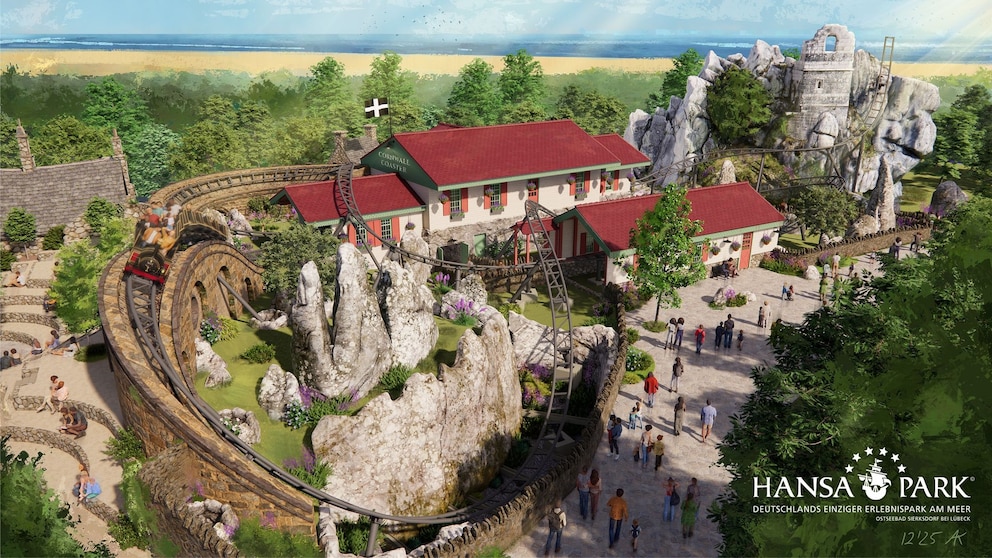 &bdquo;Cornwall Coaster&ldquo; im Hansa-Park bei L&uuml;beck