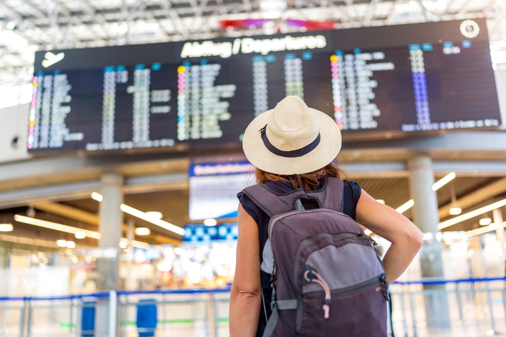 Ein kurzer Check der Flugverbindung VOR der Abreise kann viel Stress am Flughafen ersparen ...