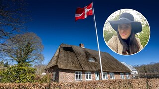 In diesem hübschen Haus in Dänemark lebt Nina Hamer (46) mit ihrem Mann und ihrer Tochter