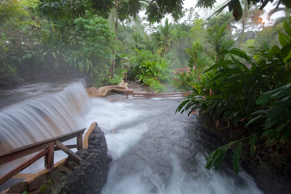 Central America travel hot spring
