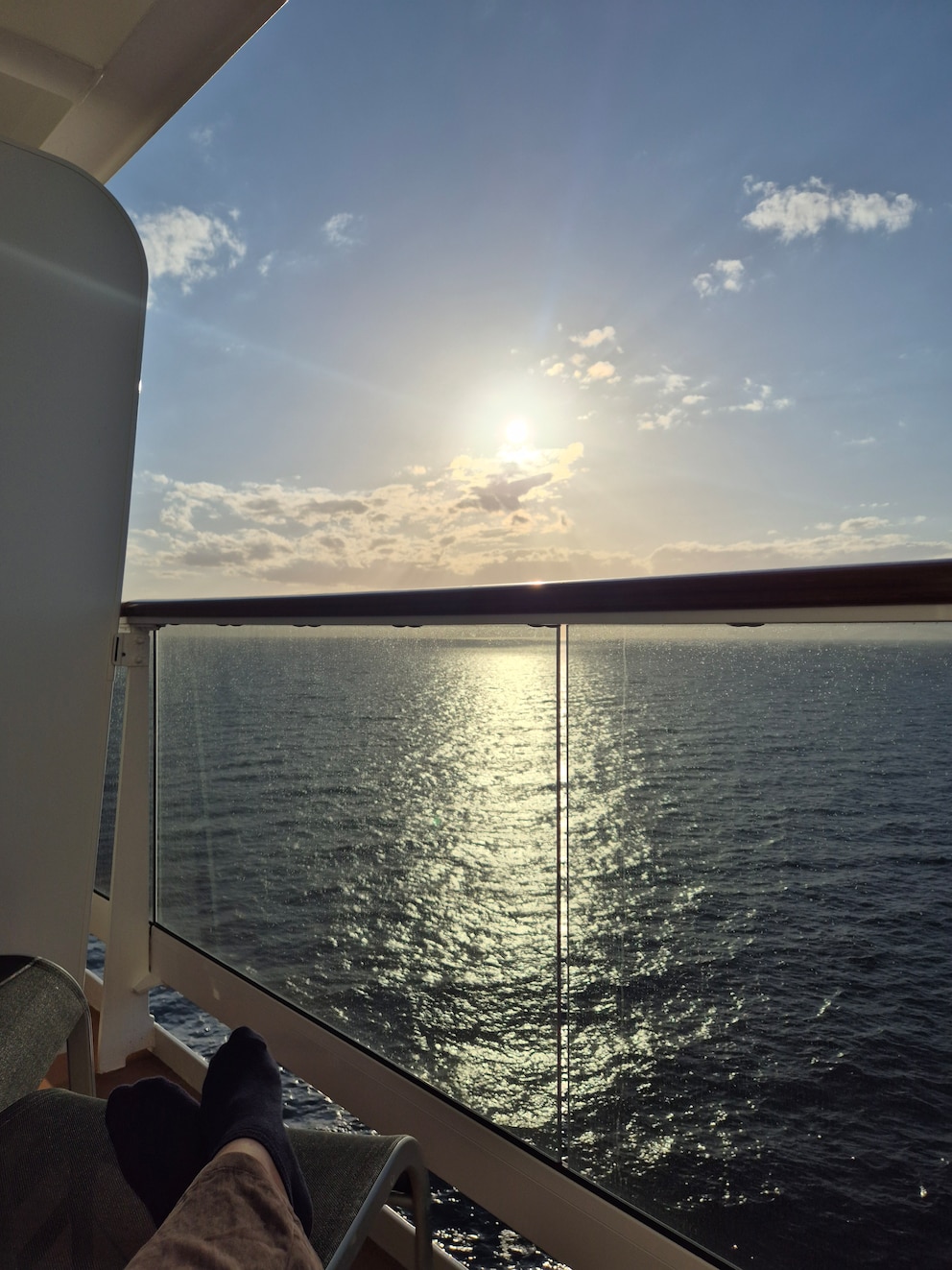 Dank Balkonkabine immer das Meer im Blick