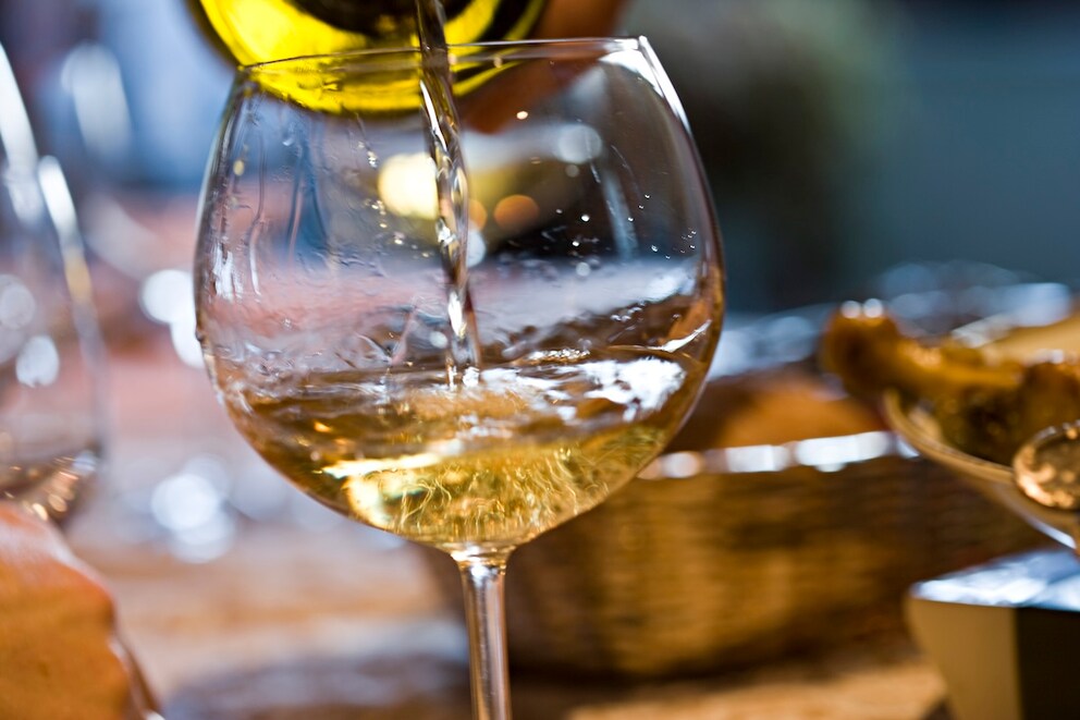 White wine for the wine festival "Cassis Fête son Vin"